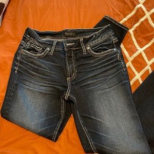 Silver Suki Skinny jeans, woman’s size 30, 29 long